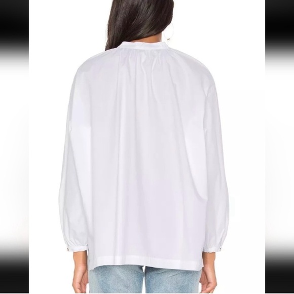 Free People Hey Baby Hi-Low Oversize Top 100% Cotton Size medium - Picture 4 of 12